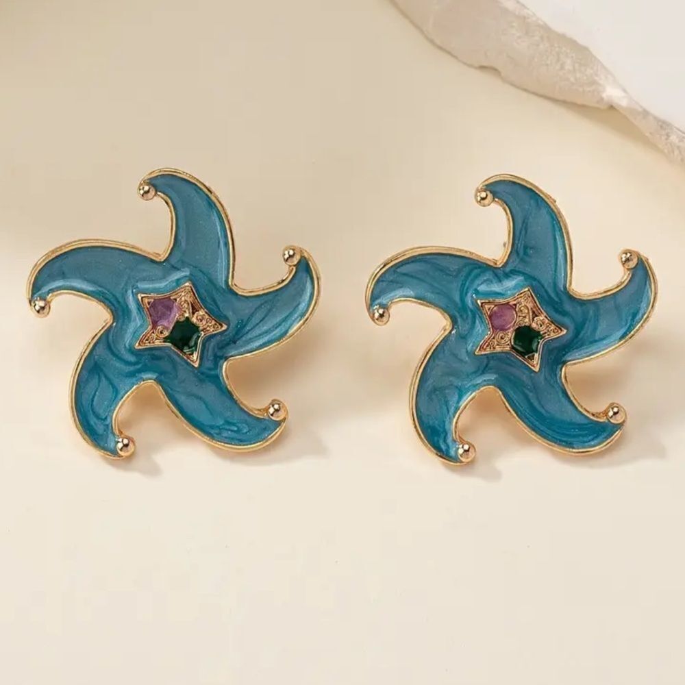 Bohemian star earrings M177